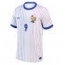 Camiseta Francia Olivier Giroud #9 Segunda Equipación Replica Eurocopa 2024 mangas cortas